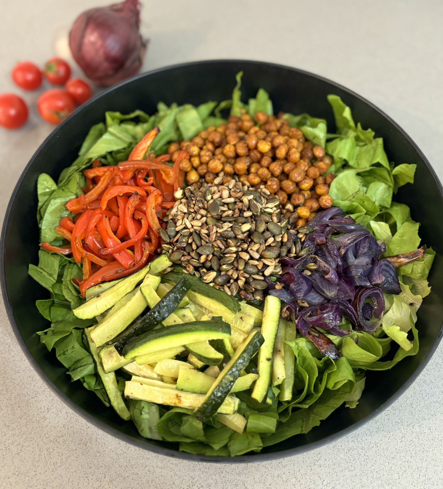 Warm Roasted Vegetable Salad